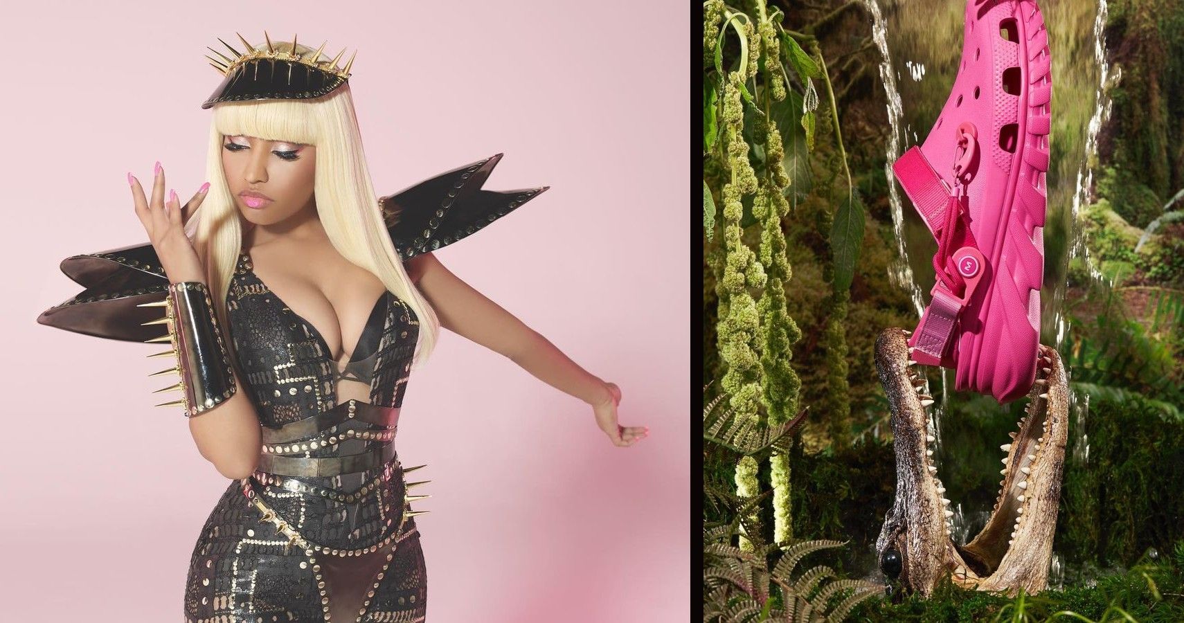 nicki minaj in crocs